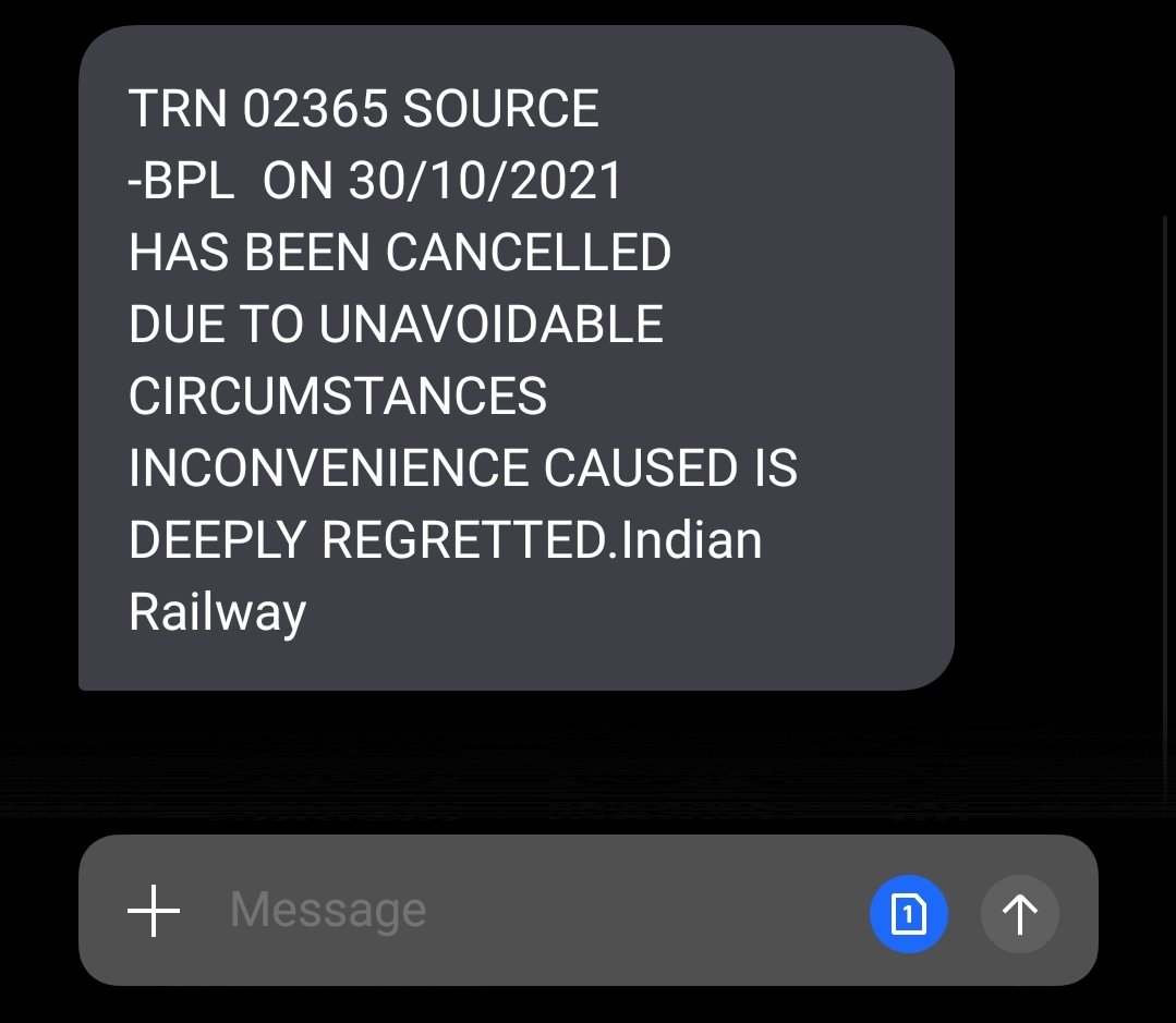 अब हम घर कैसे जाए महोदय !!
दीपावली है। यह कैसी मनमानी है। #train_cancel <a href="/AshwiniVaishnaw/">Ashwini Vaishnaw</a> <a href="/RailMinIndia/">Ministry of Railways</a>