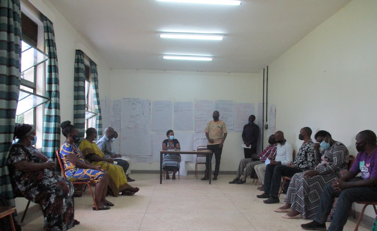 Peer Support Work Graduation Day under the West Uganda Mental Health Project earlier this week - congratulations all who graduated!