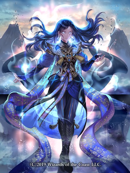 碧 風羽 Foo Midori Magic The Gathering War Of The Spark Narset Parter Of Veils It Was Very Encouraging For Me That This Illustration Was Liked By Everyone Thank You
