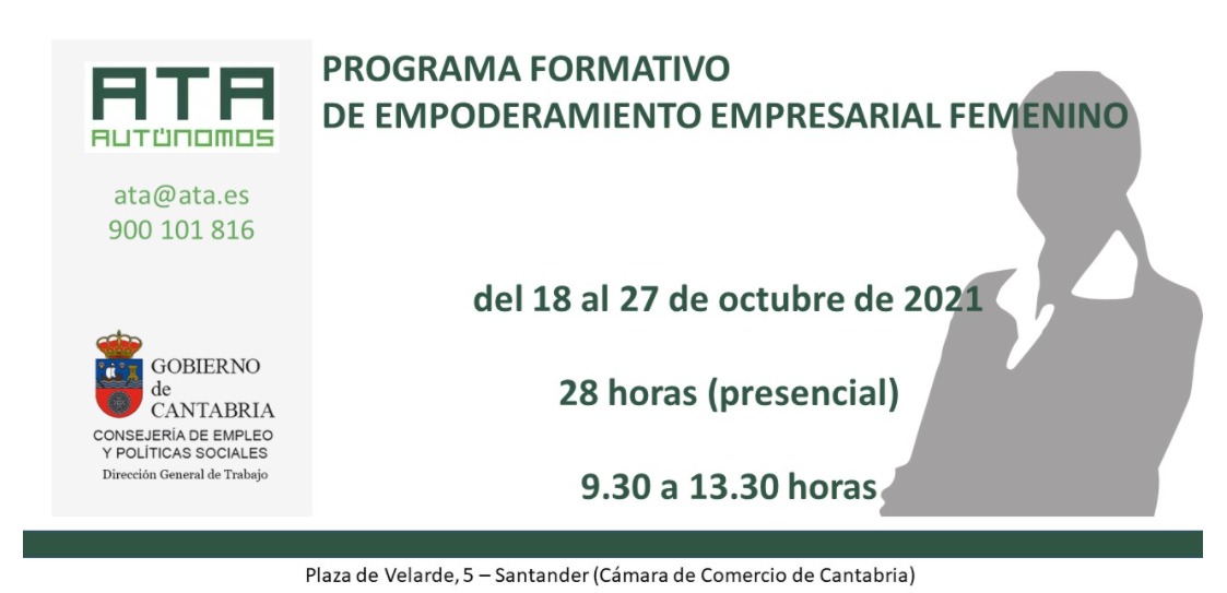 autonomosata's tweet photo. Ponemos en marcha el programa de empoderamiento en Cantabria, con cursos especializados y centrados en el emprendimiento femenino.
▶️Establecer las herramientas pedagógicas, que permitan el desarrollo de líderes en emprendimiento responsable.
#ATACantabria https://t.co/1UHbpk3pwa