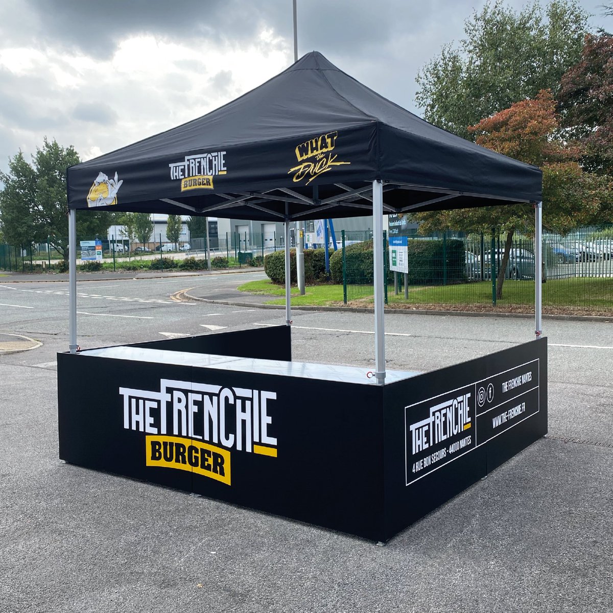 Custom Job for The Frenchie Nantes. We can almost taste the amazing food being served here already! Looking and tasting Fresh!