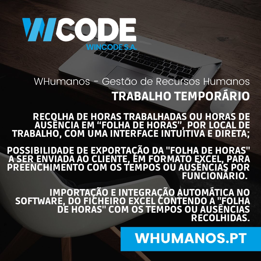 wincode's tweet photo. No WHumanos - Software de Gestão de Recursos Humanos todo o processo de recolha de horas ou registo de ausências dos funcionários é realizado de forma prática, direta e automatizada.

Saiba mais em: https://t.co/0OBHH4eD2o

Agende uma demo em: https://t.co/CwTHV112Tr

#Software https://t.co/gyoNlROsvN