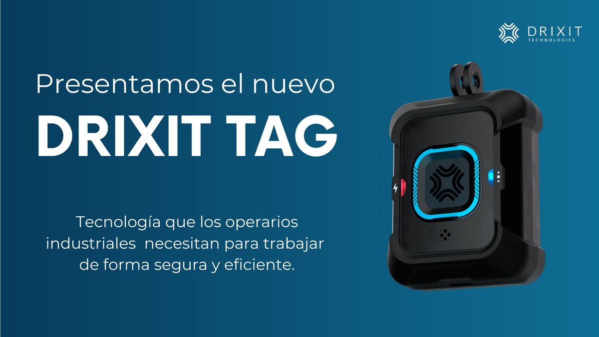 Después de varios meses de trabajo intenso, de pruebas y rediseños, les presentamos con mucho orgullo el nuevo Drixit Tag, parte clave de nuestro EPP digital.⚡️

Ya mostraremos más novedades del mismo. Mientras tanto pueden conocerlo mejor en: lnkd.in/dYs_XUWE