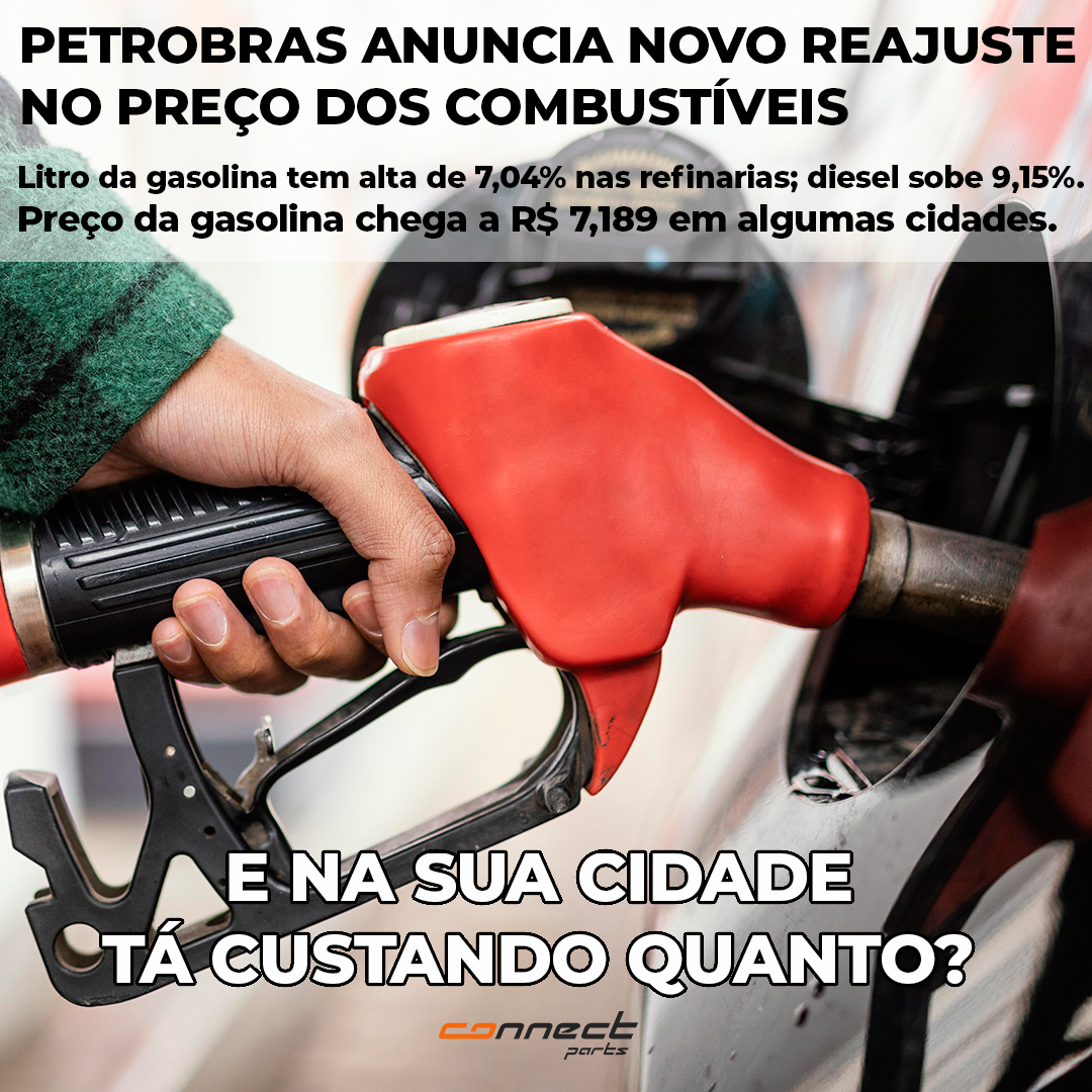 connectpts's tweet photo. Com o novo reajuste anunciado ontem pela PETROBRAS os combustíveis já estão mais caros, a gasolina por exemplo amanheceu custando R$ 7,189 em algumas cidades.
#connectparts #gasolina #preçodagasolina #altanopreco #combustivelsobe #reajustegasolina https://t.co/r1u6ciZuvn