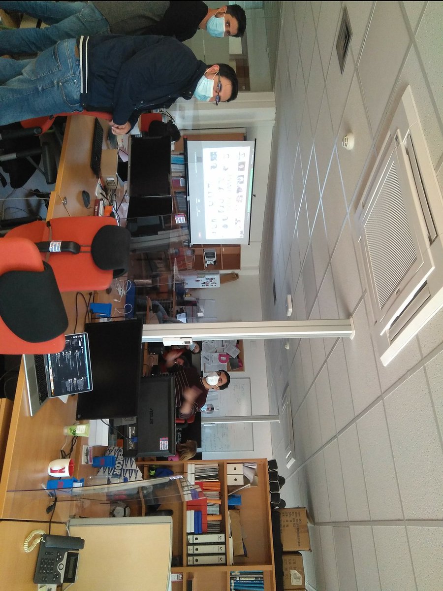 ocorcho's tweet image. Not the same as being together with the #iswc2021 crowd, but we are trying to keep the conference spirit @oeg_upm