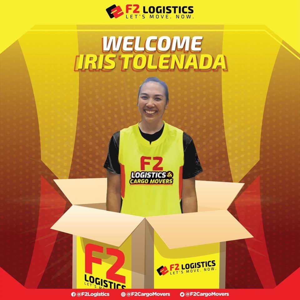 Iris joins the F2 Logistics. Congrats, @iristolenada 💛. Catch her this November at the PNVF Champions League. #LetsMoveNow #GameChangersPH