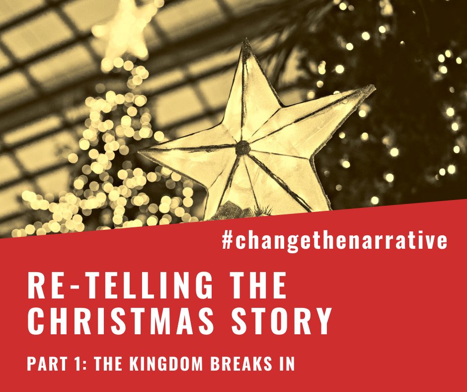 The first Christmas story was anything but good news to the powerful, well-fed &amp; respectable. It was the shout of liberation for the oppressed, comfort for the mourning, and inclusion for the shamed and outcast.

Part 1: The Kingdom Breaks In: 8 Nov 19:00

isiphambano.com/re-telling-the…