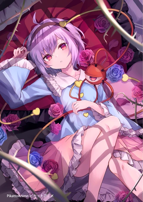 #今年も残りわずかなので今年一番伸びた絵を貼る見た絵描きさんも強制でやる

さとりおねっちゃん٩( 'ω' )و 