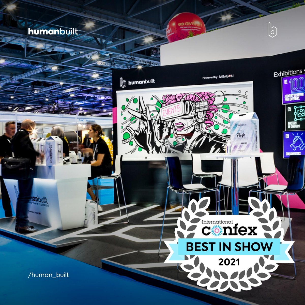 human_built's tweet photo. 📚 Case study time! 🔍

This week we take an introspective look at our own attendance during International Confex at ExCeL London last month: what we wanted to achieve, how we went about it and what were the outcomes.

#eventprofs #londonevents #customdesign #exhibitions https://t.co/uLBm88sDO7