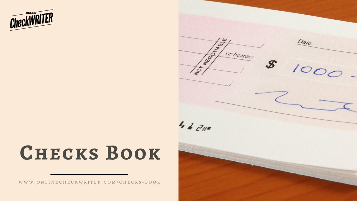 webcheckwriter's tweet photo. https://t.co/j2BWZDrNJD

Checks book can be printed on-demand instantly at any time, anywhere, using Online Check Writer. Get some blank stock papers and start printing checks yourself on a regular printer.

#ChecksBook #PrintChecksInstantly #PrePrintedChecks https://t.co/xYRlhumqfp