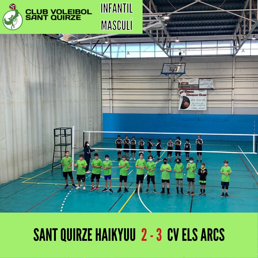VoleiSQV's tweet photo. 🏐RESULTATS INFANTIL MASCULÍ 🏐
⛩ Partit molt ajustat on el nostre equip cau per la mínima, i van disputar el seu primer tie-break. Un partit on van aprendre molt!
#Esport #fempinya #femclub #preparatpersortir #gentactiva #JoActuo #esportcat #retrobada #aprenentsempre https://t.co/zuPftWvJuL