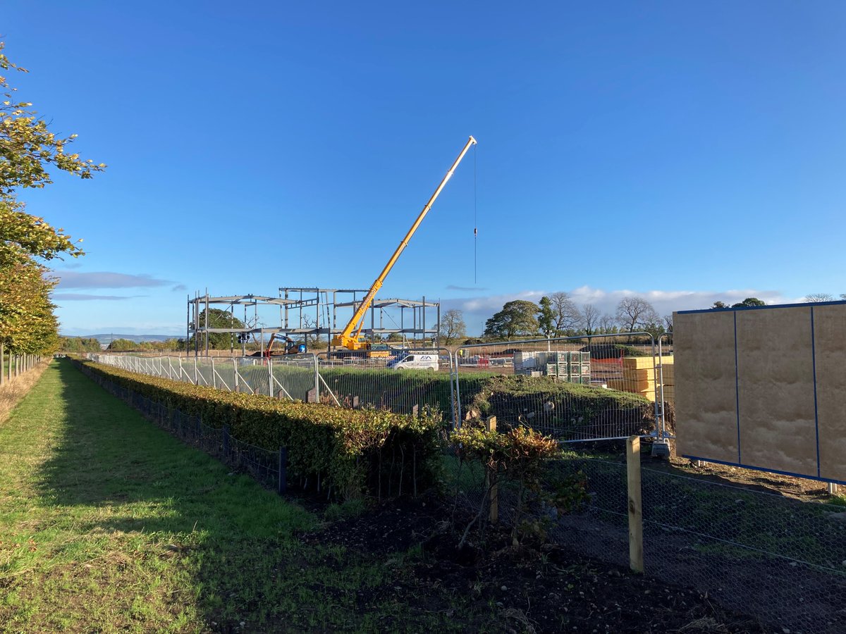 A glorious day on-site at #Inverness Life Sciences Innovation Centre ☀️
<a href="/RobertsonGroup/">Robertson</a> <a href="/HIEScotland/">HIE</a> <a href="/fairhurst/">Fairhurst</a> <a href="/PickEverard/">Pick Everard</a> <a href="/ThinkUHI/">UHI</a> 

#Architecture #Design #Progress #LifeSciences #Innovation #Education