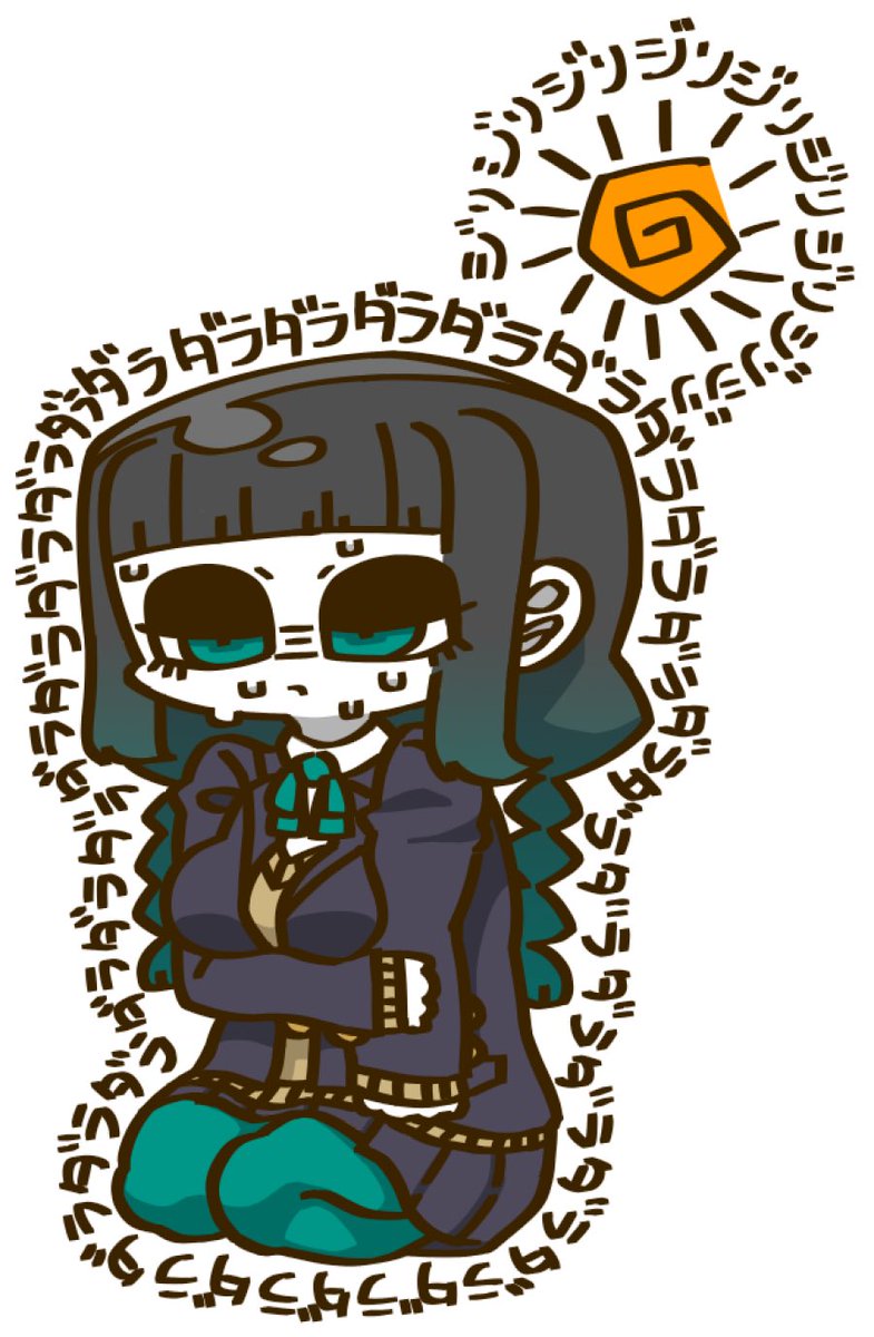 昔描いてたデフォルメ今見ると味があって良いな…… 