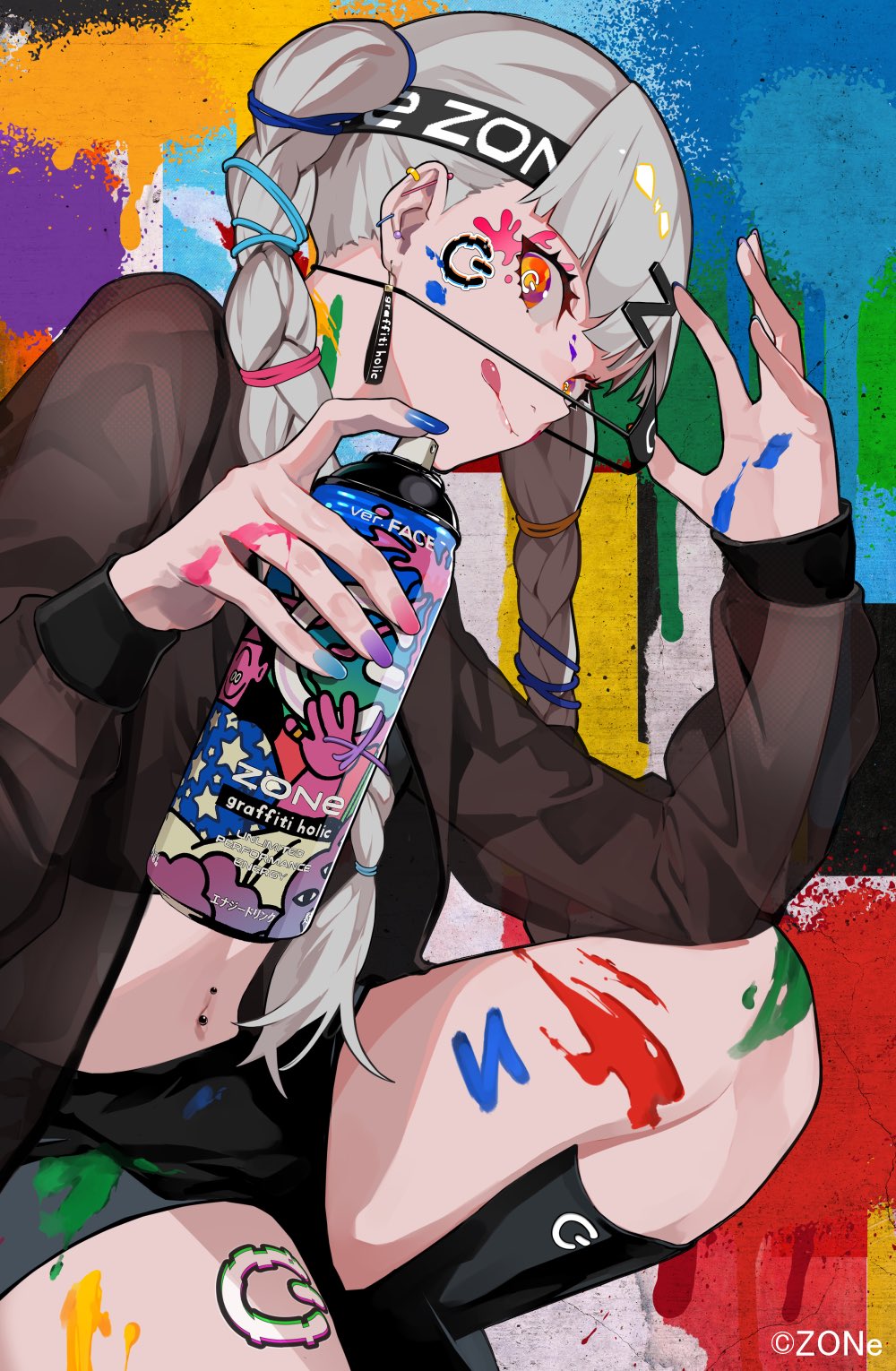 Rinkafog 原画　一点もの　unique 1 BASE 2 ARTISTS CHALLENGE> pt.1 (yes, there will be more