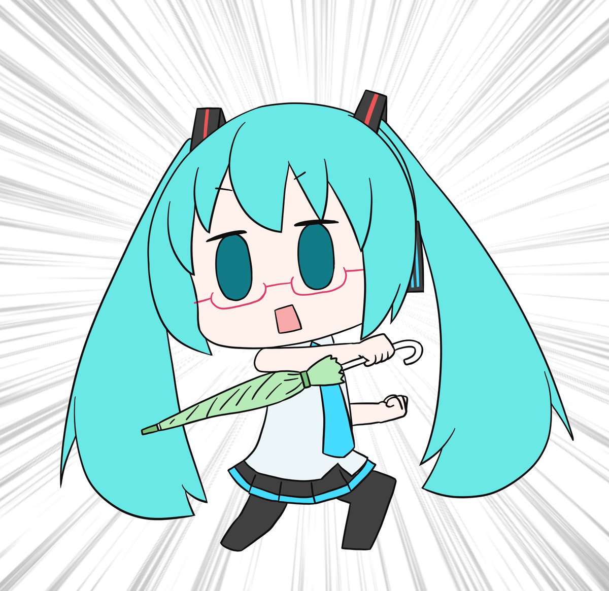 初音ミク 「」|はつねネガメのイラスト
