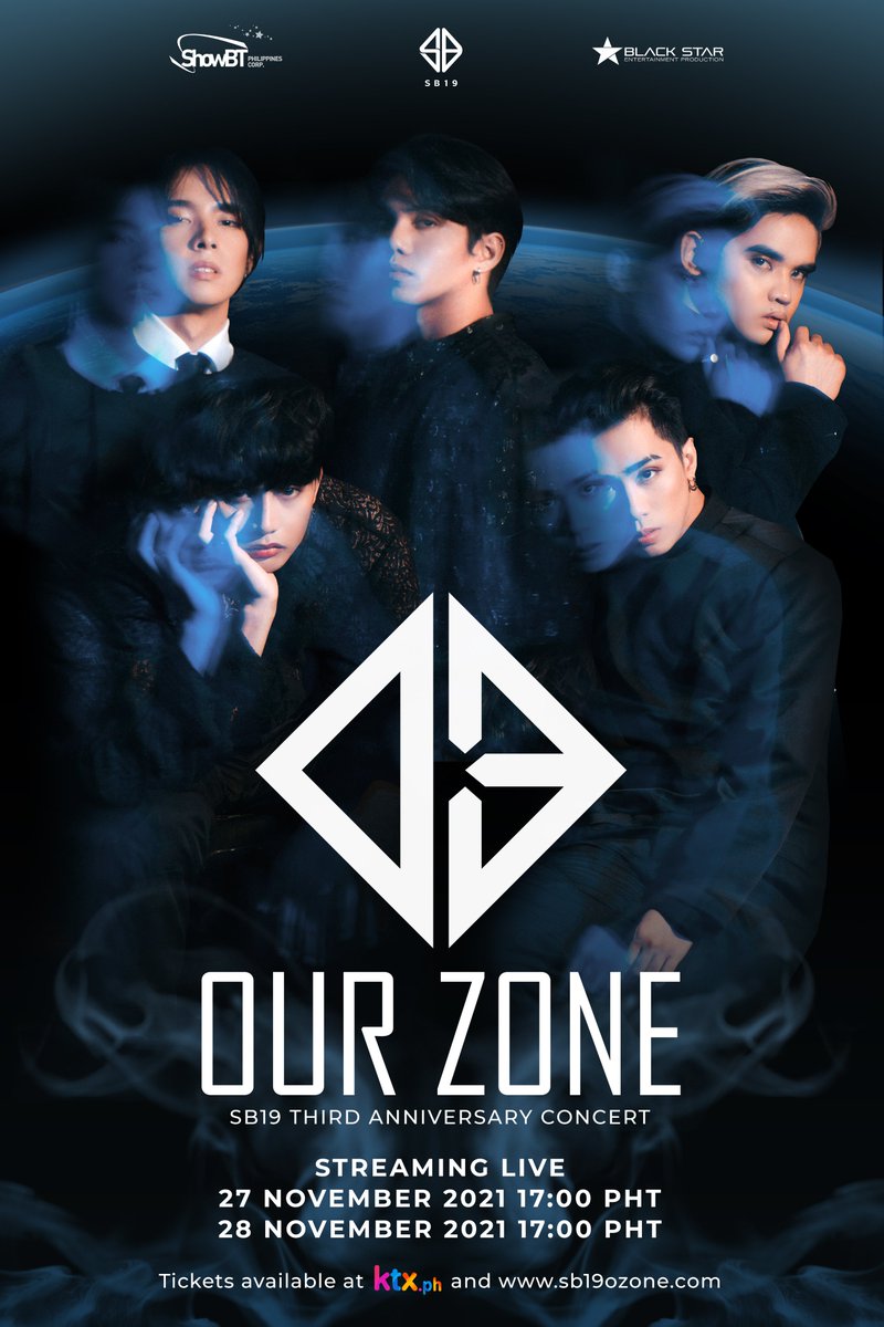 SB19Official's tweet photo. SB19 Our Zone 2021: Anniversary Concert

Streaming LIVE 

🌏 27 Nov 2021 (Sat) 5PM PHT
🌏 28 Nov 2021 (Sun) 5PM PHT

Live band set with feature performances, games, special guests, and surprises.

#SB19Anniv3rsary
#SB19OZAnnivConcert https://t.co/f1A9YXeg30
