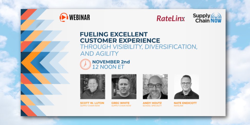 SAPICS01's tweet photo. @_supplychainnow | “Fueling Excellent Customer Experience Through Visibility, Diversification, &amp; Agility”

Tuesday 2 November | 18:00 (SAST, GMT +2)
Register here: 
https://t.co/ds9zqQaDAX

#SAPICS #supplychainmanagement https://t.co/jRa02sZmCv