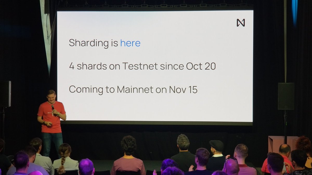 meta_pool's tweet photo. Really excited about Sharding coming to mainnet this Nov 15th. So be ready for it, sharding is coming to  @NEARProtocol. Save the date 🗓 https://t.co/daRVEymTxo