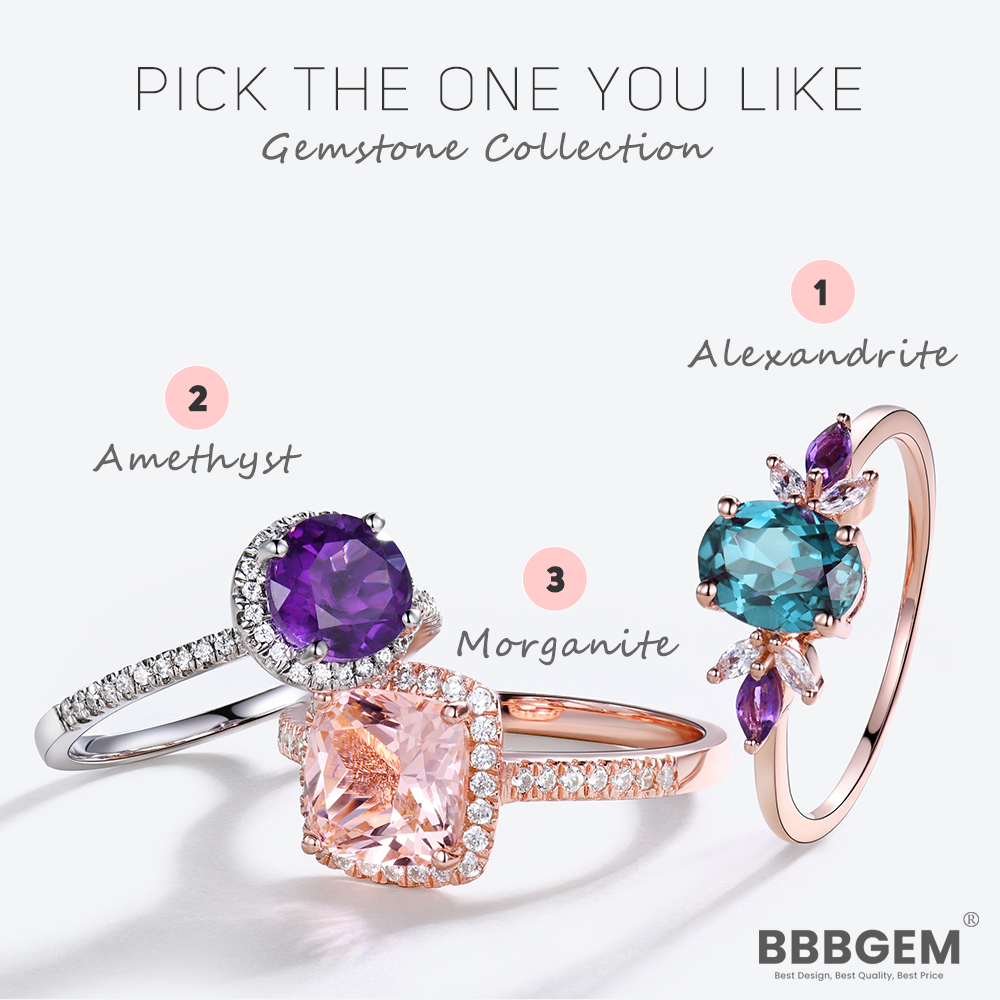 • If you could only wear 𝙤𝙣𝙚 collection… Which one would you choose: 1, 2 or 3? 
1- Alexandrite Collection 🔵 bit.ly/3GpsXPe
2- Amethyst Collection 💜  bit.ly/3EkD0Dg
3- Morganite Collection 💟 bit.ly/3CfuOUk
#ringcollection #gemstonecollection