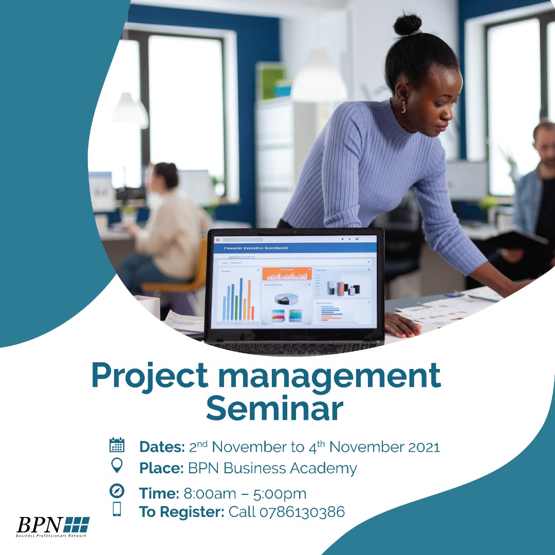 BPNRwanda's tweet photo. Are you looking to gain project management skills in order to be better at what you do? Join our training happening next week from the 2nd-4th November by following the details on the flyer. #bizdev #RwOT #joinBPN https://t.co/2vmsoksjCL
