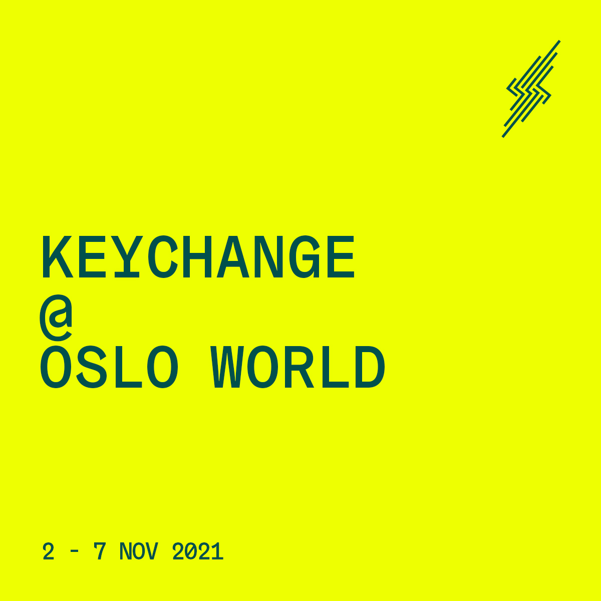 Keychange (@keychangeeu) on Twitter photo ⚡Keychange @ Oslo World 2021⚡
We wait in anticipation for next week as we roll from one festival to another: to <a href="/osloworld/">Oslo World</a>! Renowned for its unparalleled inclusivity in its eclectic global programming of artists and conference, find the full info here:
osloworld.no/en/ ⚡Keychange @ Oslo World 2021⚡
We wait in anticipation for next week as we roll from one festival to another: to <a href="/osloworld/">Oslo World</a>! Renowned for its unparalleled inclusivity in its eclectic global programming of artists and conference, find the full info here:
osloworld.no/en/