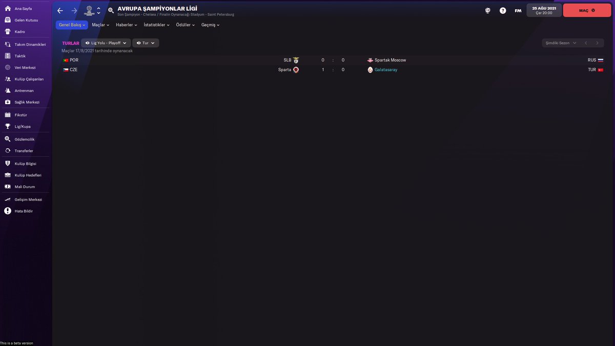 Prag Maçı 11
Muslera
Kalulu
Luyindama 
Marcao 
Van Aanolt
Taylan
Cicaldau
Edwards
Morutan
Barış Alper
Halil Dervişoğlu 💛❤️#Gs*Prag