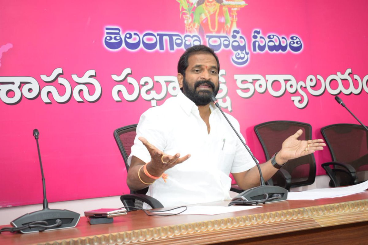 Held press meet at TRSLP on opposition parties making baseless allegations against TRS Govt.