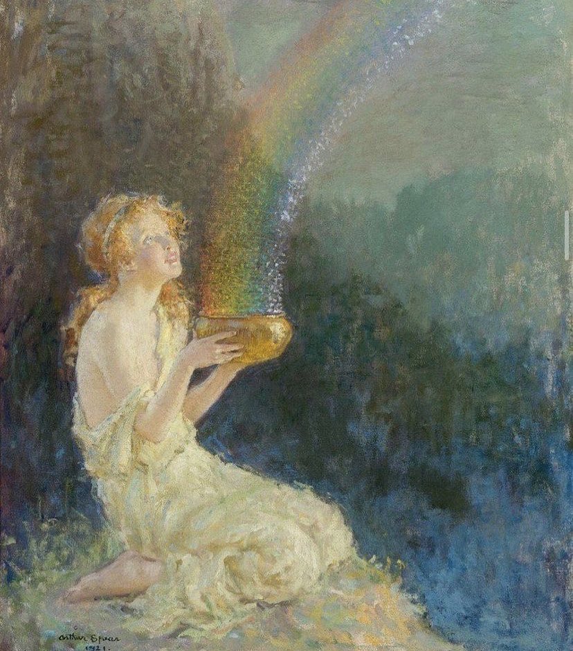 HSARTBOT's tweet photo. “Walked in your rainbow paradise.” - Adore You: Fine Line

Artist: Arthur Prince. https://t.co/IOn7sopZeu