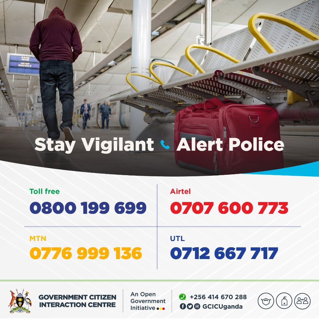 Government of Uganda on X: 𝐈𝐟 𝐲𝐨𝐮 𝐬𝐞𝐞 𝐨𝐫 𝐡𝐞𝐚𝐫  𝐬𝐨𝐦𝐞𝐭𝐡𝐢𝐧𝐠 𝐬𝐮𝐬𝐩𝐢𝐜𝐢𝐨𝐮𝐬, 𝐭𝐫𝐮𝐬𝐭 𝐲𝐨𝐮𝐫  𝐢𝐧𝐬𝐭𝐢𝐧𝐜𝐭𝐬 𝐚𝐧𝐝 𝐫𝐞𝐩𝐨𝐫𝐭 𝐲𝐨𝐮𝐫 𝐜𝐨𝐧𝐜𝐞𝐫𝐧𝐬 𝐭𝐨  𝐩𝐨𝐥𝐢𝐜𝐞. 𝐓𝐡𝐞𝐲 𝐰𝐢𝐥𝐥 𝐝𝐨 𝐭𝐡𝐞 𝐧𝐞𝐞𝐝𝐟𝐮𝐥 ...