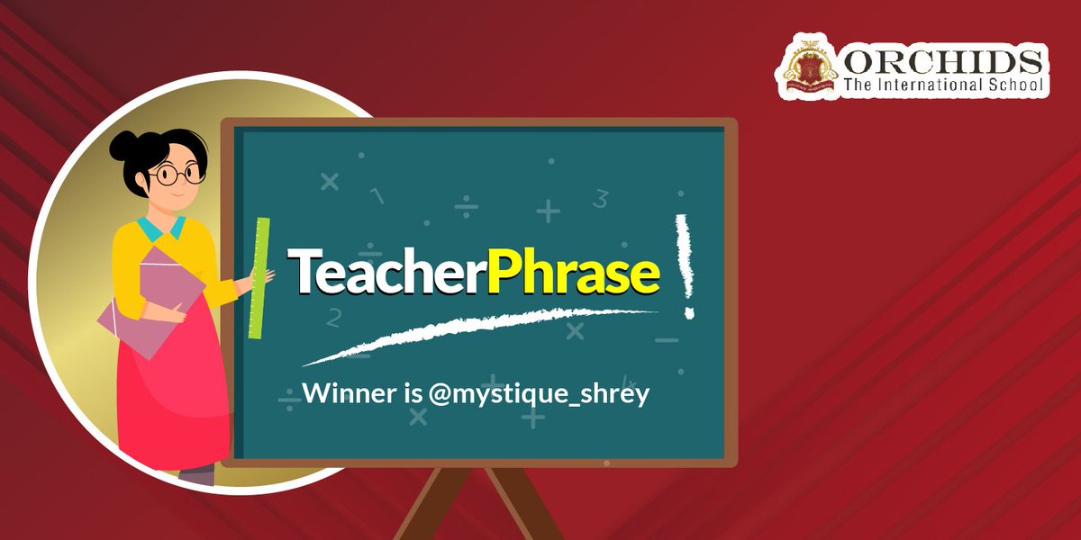 Orchids_School's tweet photo. Congratulations @mystique_shrey for Winning "TeacherPhrase"
#orchidsinternationalschool #school #schooling #learn #learning #learningthroughplay #learningisfun #math #mathsriddles #riddles #riddleoftheday https://t.co/2Gd4bNGd9k