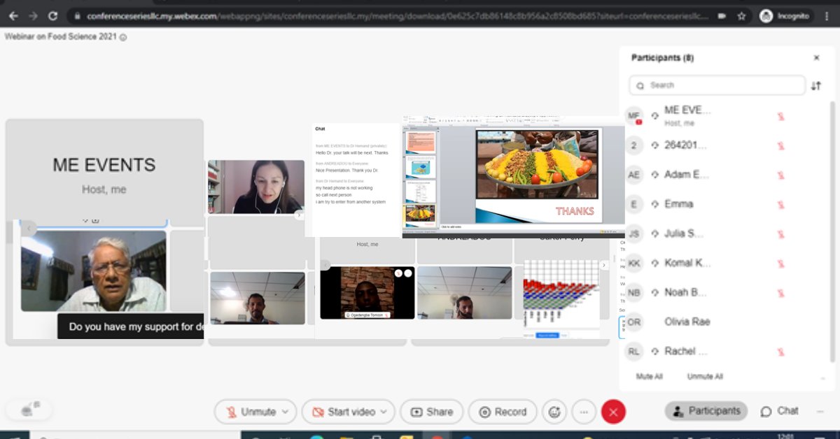 We are extremely thankful to our panelists for joining the #Foodsciencevirtual2021 #FST2021 #Virtual held on October 25-26, 2021. 
Also, we would like to thank all the participants for supporting us with your presence &amp; making it a successful one.