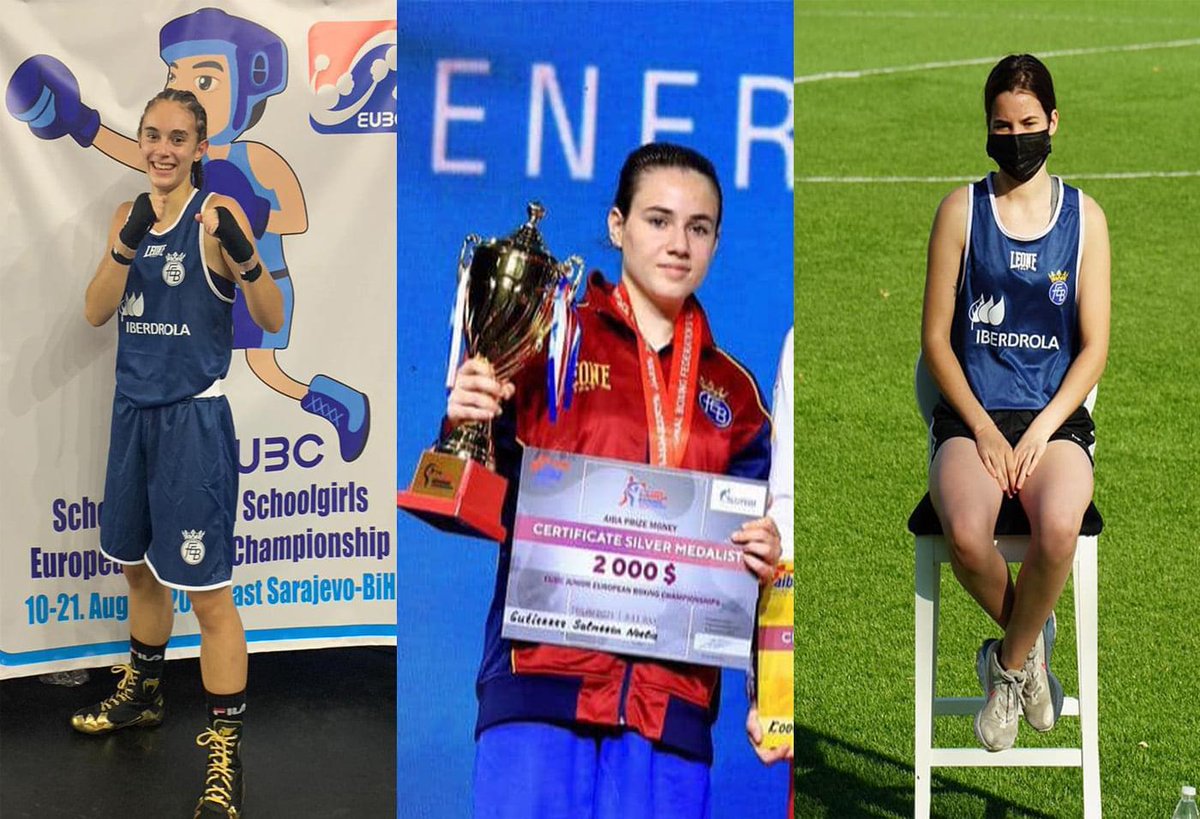 deportegob's tweet photo. 💥 HISTÓRICO 💥 España 🇪🇸 cerrará 2021 con una medalla 🏅 femenina en cada una de las categorías inferiores 🥊 #Schoolboxing, #Junior y #Joven en los Campeonatos de Europa 🏆🇪🇺
Gracias Candela Carnerero, Noelia Gutiérrez y Laura Carrasco por conseguirlo 👏👏👏
@FEBOXEO1 #Juntas https://t.co/wJUf5rlVuk