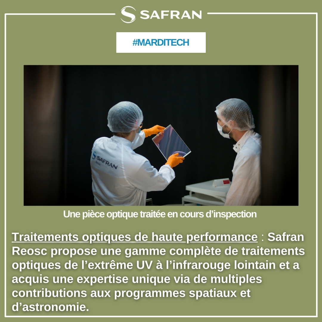 SafranElecDef's tweet photo. #MardiTech Découvrez en un peu plus sur l'expertise de #SafranReosc, filiale de Safran Electronics &amp; Defense. 

Saviez-vous que Safran Reosc conçoit des instruments innovants pour l’#astronomie, le #spatial, les #lasers ou l’industrie ?

#SafranElectronicsDefense https://t.co/rb4JLNHy7r