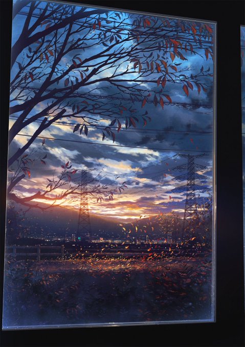 秋は夕暮れ。 