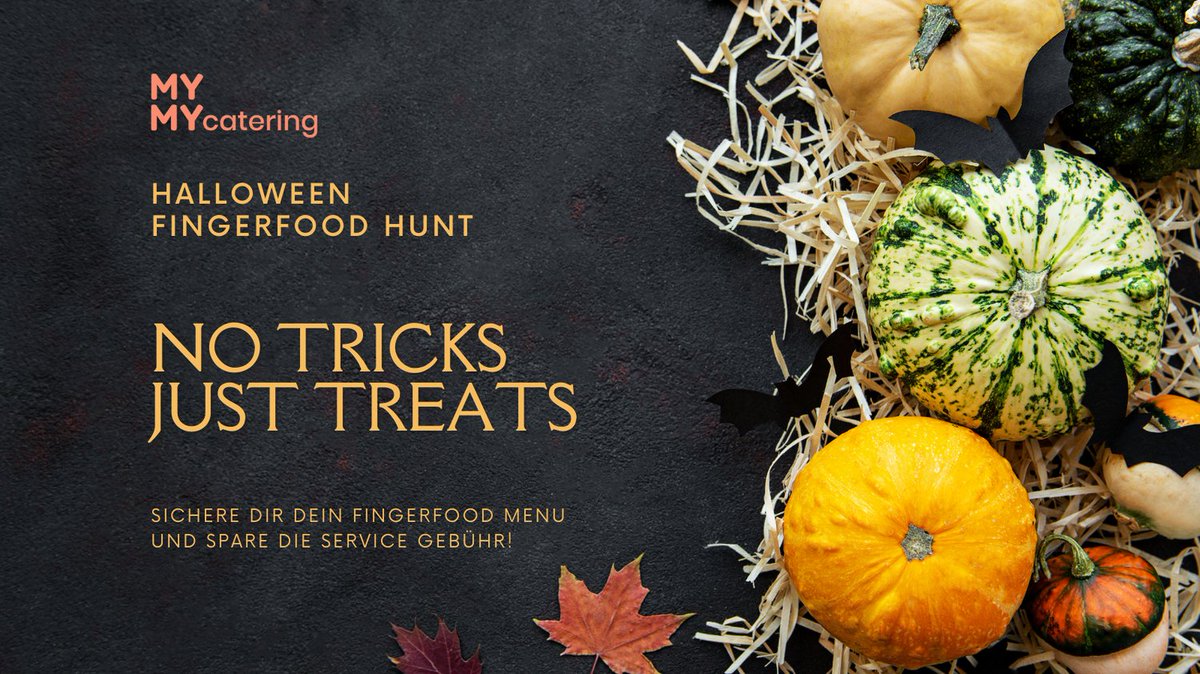 CateringMymy's tweet photo. #Gruselig und #Lecker zugleich! Feiere #Halloween und geniesse leckeres #Fingerfood #Catering. 

Mit unserem Code sparst Du die Service Gebühr iHv. 19.90€. 
Code: JUSTFINGERFOOD

Noch heute buchen und Verfügbarkeiten prüfen. 

*Bis 31.10.2021 gültig, Buchungen über Website. https://t.co/cKqxgquEeb