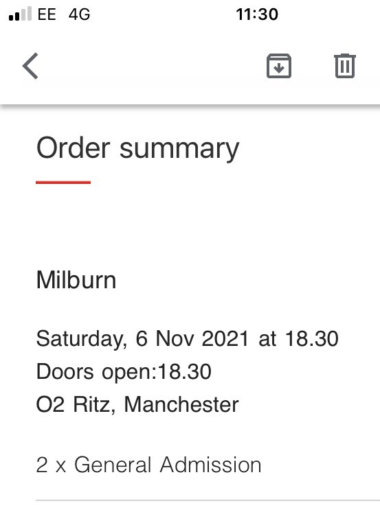 NevadaMi_'s tweet photo. 2 X Tickets going for @milburnmusic on the 6th Nov @ Manchester O2 Ritz that we can no longer make. If anyone is interested, hit me a DM. https://t.co/VlyGTKxZeV