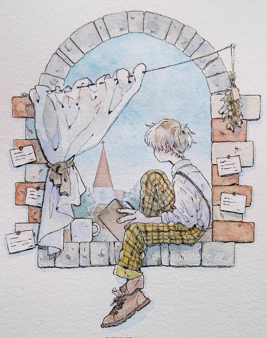 #今年も残りわずかなので今年一番伸びた絵を貼る見た絵描きさんも強制でやる
沢山見て下さりありがとうございました💐
窓辺の絵はまた描きたいな 