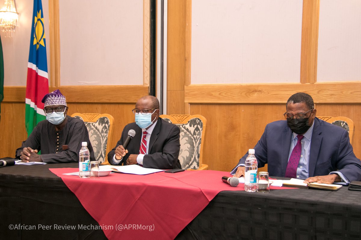 APRMorg's tweet photo. 🇳🇦Happening now: #NamibiaCRM consultative meeting on Democracy and Political Governance Focus with representatives from the  Anti-Corruption Commission, Namibia Statistics Agency, Ombudsman, Office of the Auditor General, Political Parties and Electoral Commission of Namibia. https://t.co/ba2Fsanpxa