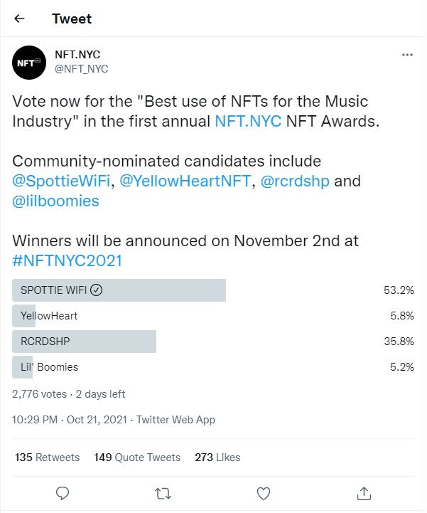 mplusn1's tweet photo. @NFT_NYC @SpottieWiFi @YellowHeartNFT @rcrdshp @lilboomies Let's go! https://t.co/JRcyZMacTK