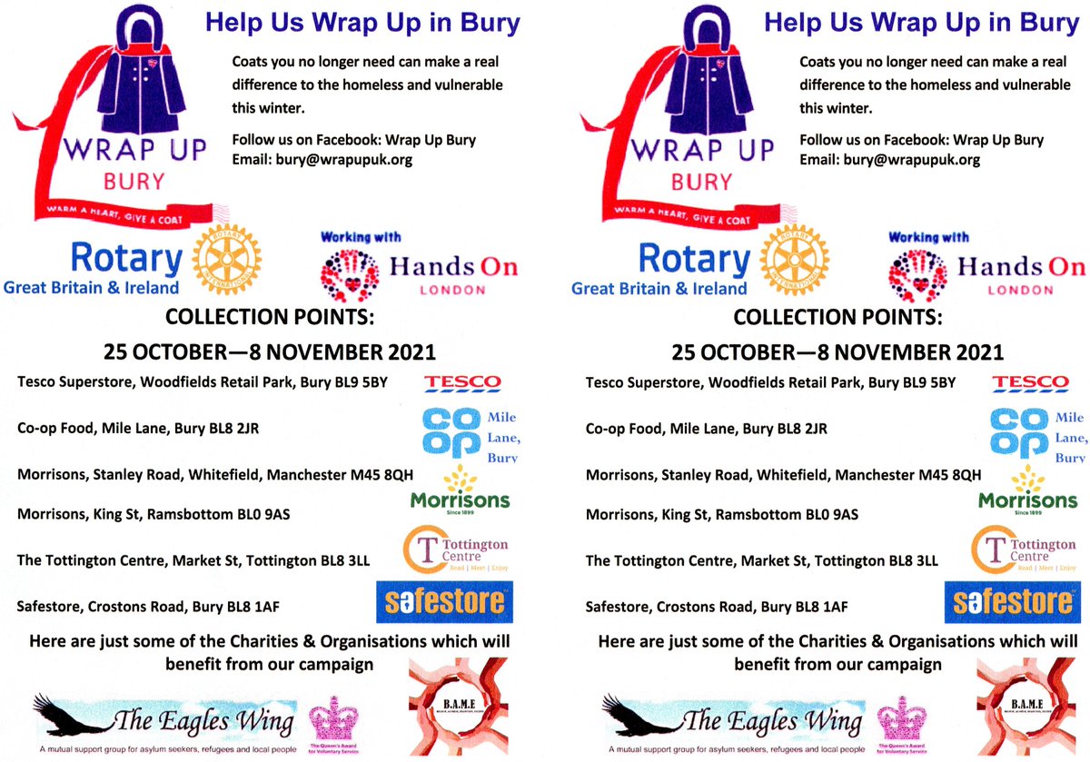 older_team's tweet photo. Please consider donating any unwanted coats https://t.co/arV9vyffay