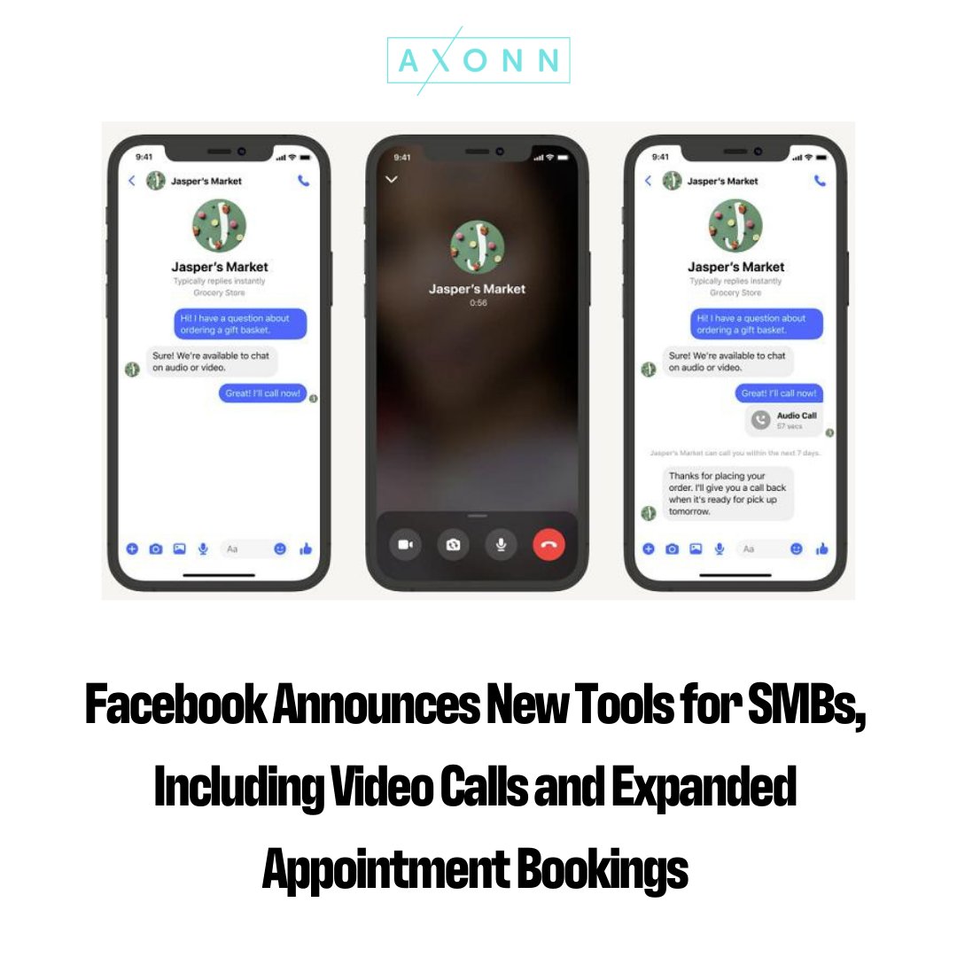 SMBs will now be able to make audio and video calls directly with customers, also making its appointment tools available to help to lock in more business opportunities. Learn how Social Media Management can help grow your business via social media: buff.ly/2VFbRdU