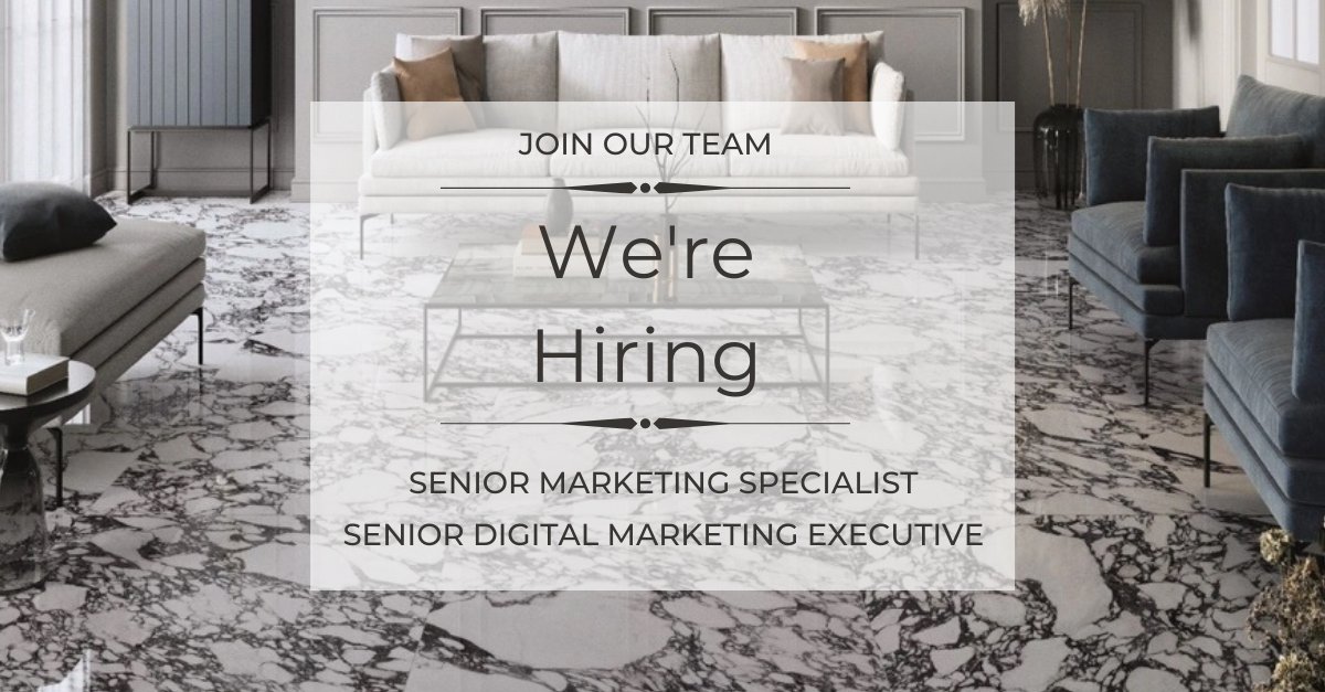 We're hiring! Check out these two roles we are hiring for now in <a href="/TileStyle/">TileStyle</a> &gt; tilestyle.ie/pages/careers

#jobfairy #careers #newjob #recruitment