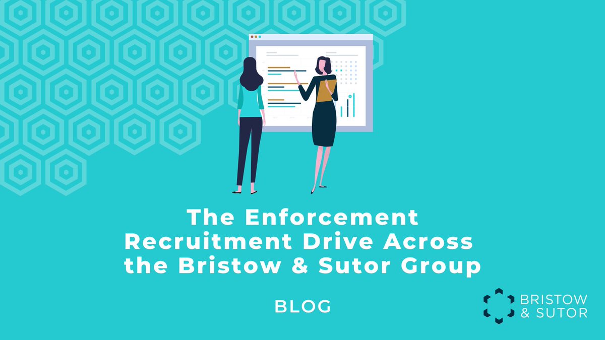 At the Bristow &amp; Sutor Group, our growth is evidence that a career in #enforcement or debt collection is a safe option. In this week’s #LeadingTheWay blog, we address the high volume of jobs available across the enforcement industry. Visit:  bit.ly/3pzS2Ba