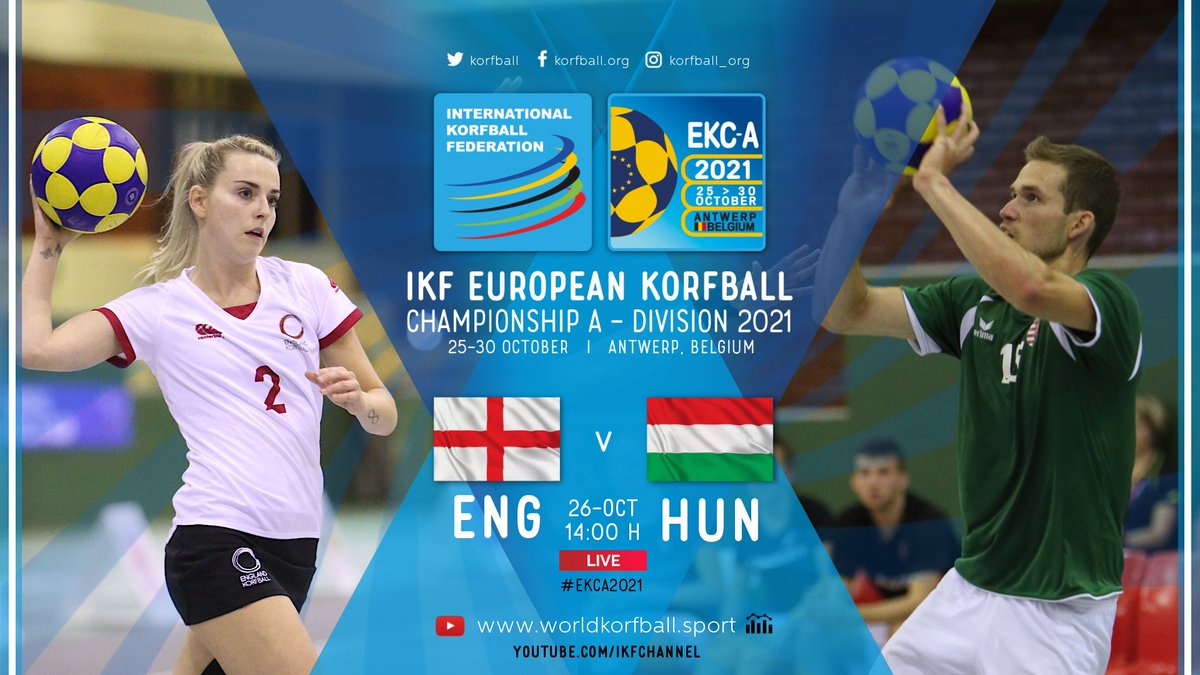 #Day2 is ready to start at the #EKCA2021! ENG &amp; HUN will play their group phase match at 14:00. 

📺 Watch it live on worldkorfball.sport/matches/englan…

🏆  IKF European Korfball Championship A-Division 2021
📰 korfball.sport

#korfball #korfbal #corfebol #korfbol #КОРФБОЛ
