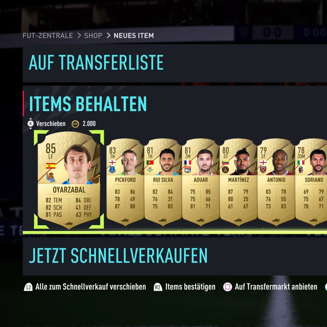 Nachtrag zum WL Result: 

Es wurde wieder der 2.Rang! 💪 

Mit Ansu Fati einen geilen Playerpick bekommen, EL Shaarawy bringt aktuell ca 35k und zum 100k Pack gibt es eigentlich nichts zu sagen. 😉

#Rewards #FIFA22onPS5 #Gaming