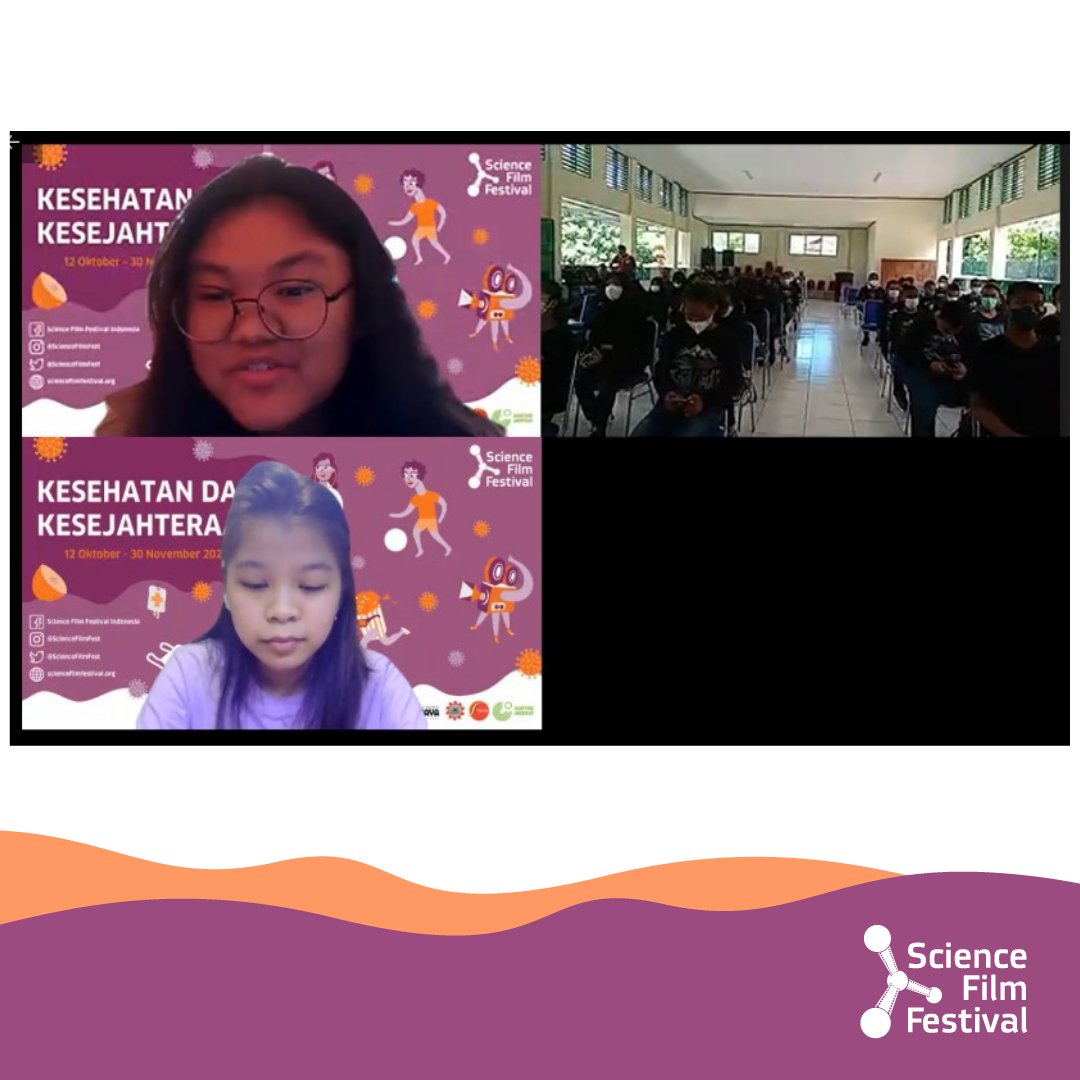 ScienceFilmFest's tweet photo. Halo #SahabatSFF👋

Pada hari ini, Selasa (26/10) Science Film Festival (SFF) berjumpa dengan sahabat yang berasal dari SMA Siwalima Ambon dan SMAN 3 Yogyakarta.

#Science
#ScienceFilmFest
#SFF2021
#ScienceCanBeFun
#GoodHealth
#WellBeing https://t.co/jvbhaGSsbt