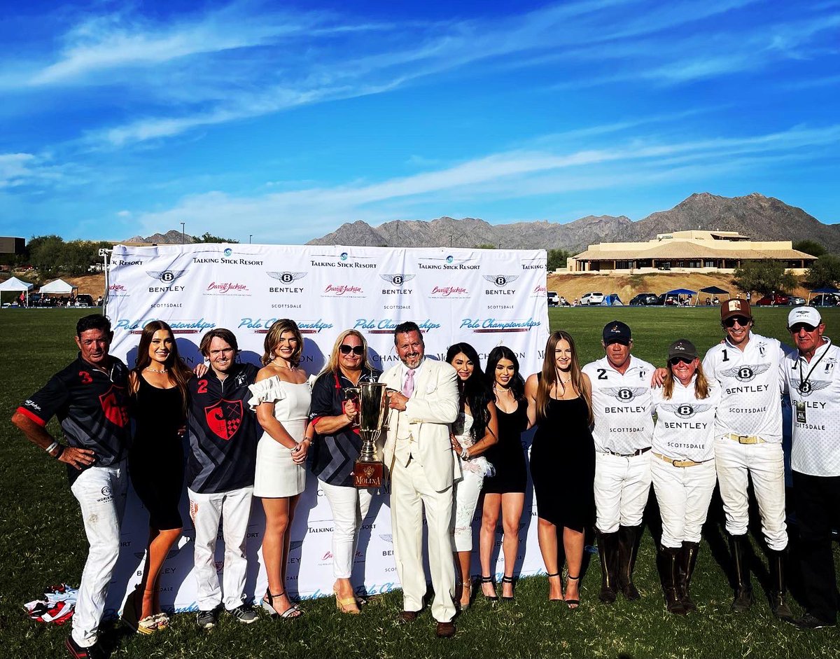melissaganzi's tweet photo. Thank you #Scottsdale @ThePoloParty @jasonrosepr @bentleyscotts #molina 🤍🐎🤍🐎 10 year #anniversary https://t.co/Jrr26y2VLB