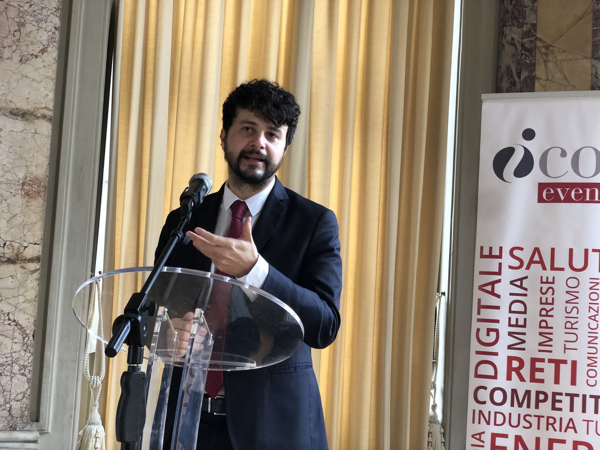 ICompetitivita's tweet photo. “Lo studio I-Com ci dice che in campo digitale siamo in una fase di accelerazione. Il dibattito è molto articolato anche in Europa, dove è importante assicurare la certezza giuridica del quadro in cui si opera”. Così l’europarlamentare @brandobenifei a #FareRetiNellaRipresa https://t.co/7Tz1S4UUPx