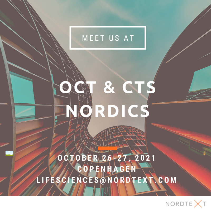 nordtext's tweet photo. Are you attending #OCTNordics? Come visit us at booth #18 for a chance to win the best-in-class #ARANET4 CO2 sensor and chat with our team of experts about running #multilingual #clinical trials. https://t.co/jYCACOYTBO