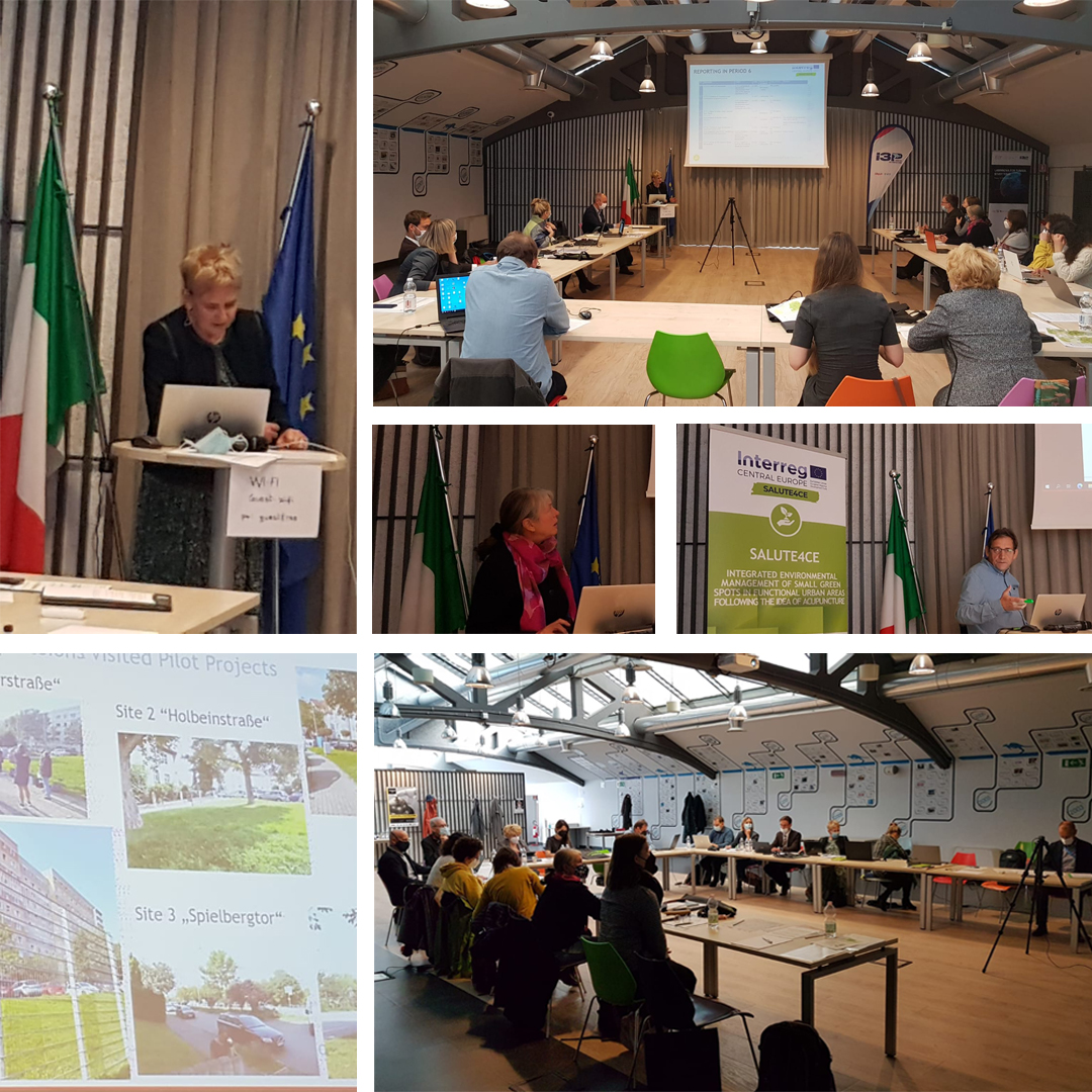 salute4ce's tweet photo. SALUTE4CE 5th project meeting has started, taking place in @LinksFoundation, Turin -  and talking about how Urban Environmental Acupuncture has been applied in project pilot cases

@Salute4ce 
@interregCE 

#UrbanEnvironmentalAcupunture https://t.co/2W6Jrl451n